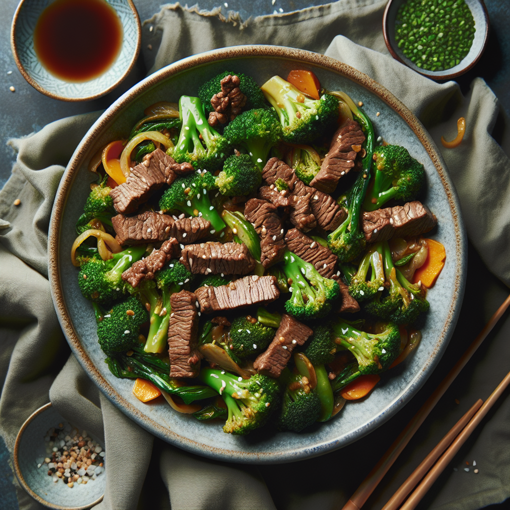 Govedina sa brokolijem (stir-fry)