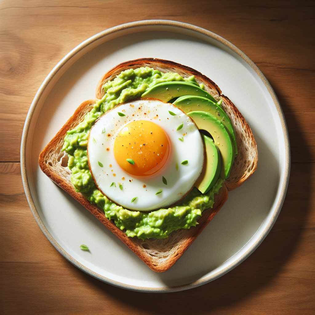 Integralni tost s avokadom i jajetom