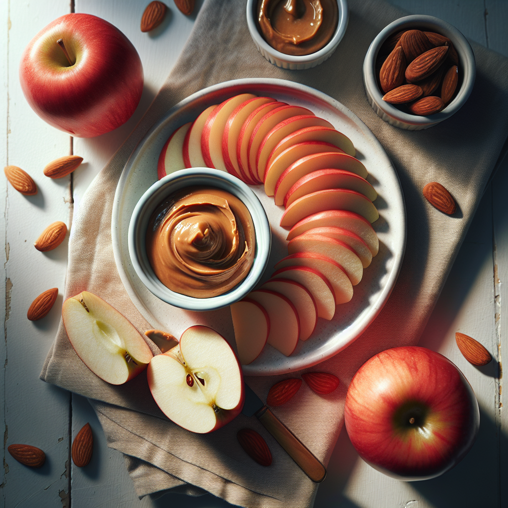 Jabuka sa badem puterom