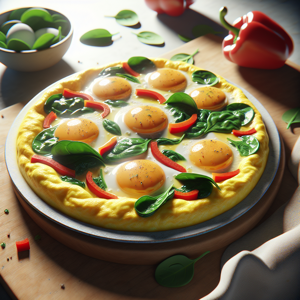 Omlet od bjelanaca sa povrćem