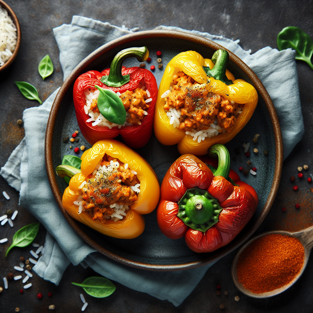 Punjene paprike – light verzija