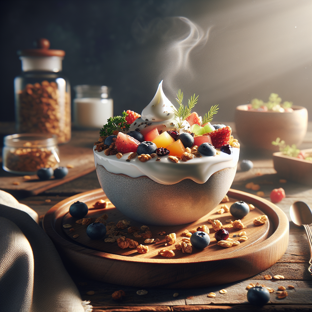 Grčki jogurt sa voćem i granolom