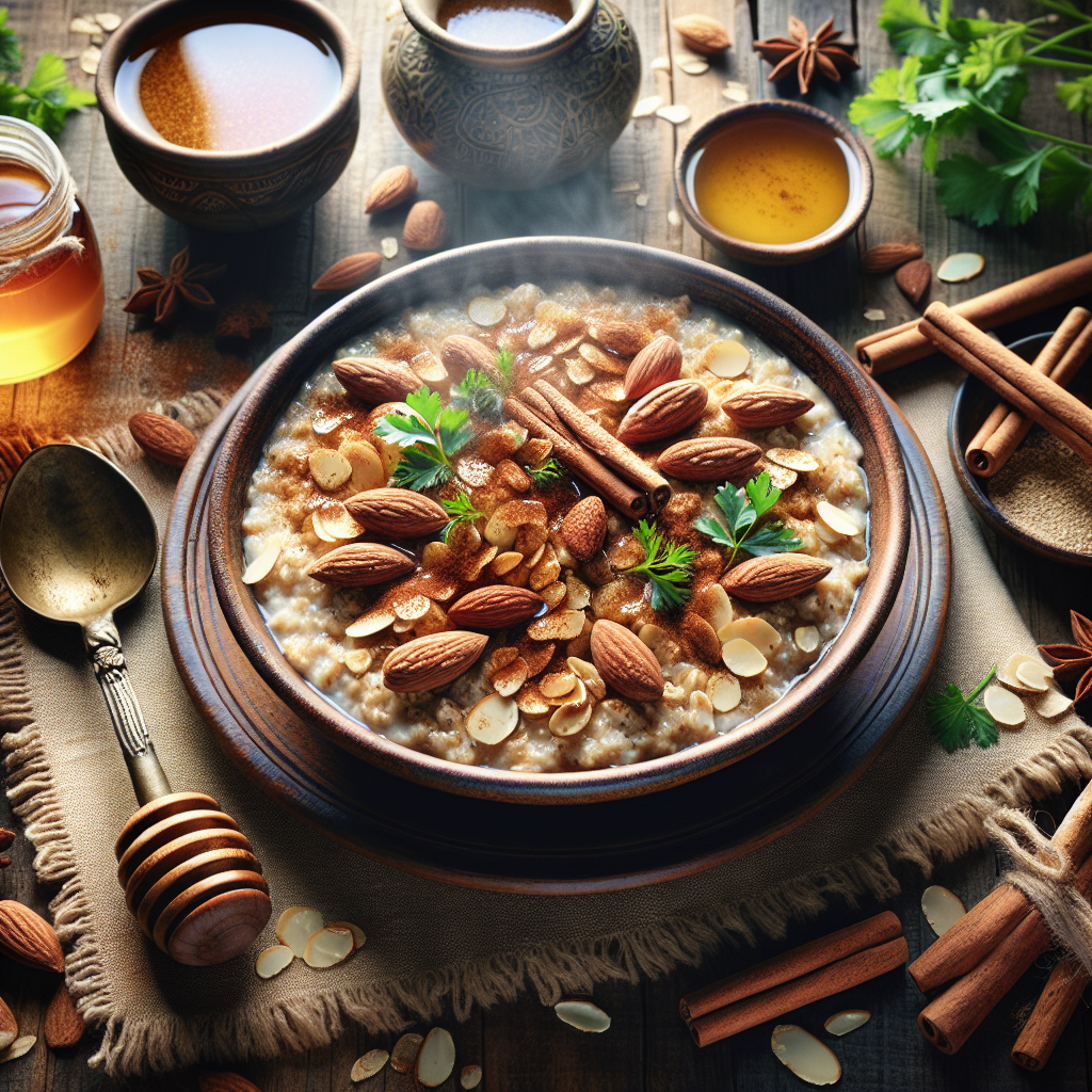 Ovsena kaša sa bademima i cimetom