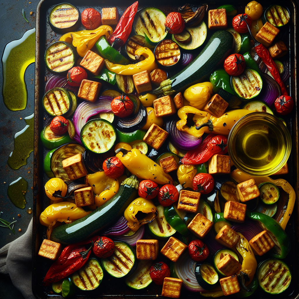Pečeno mediteransko povrće sa tofuom