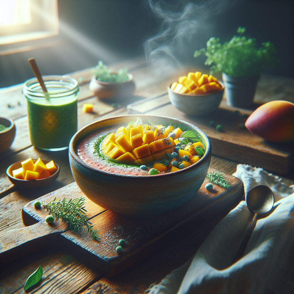 Smoothie bowl sa mangom