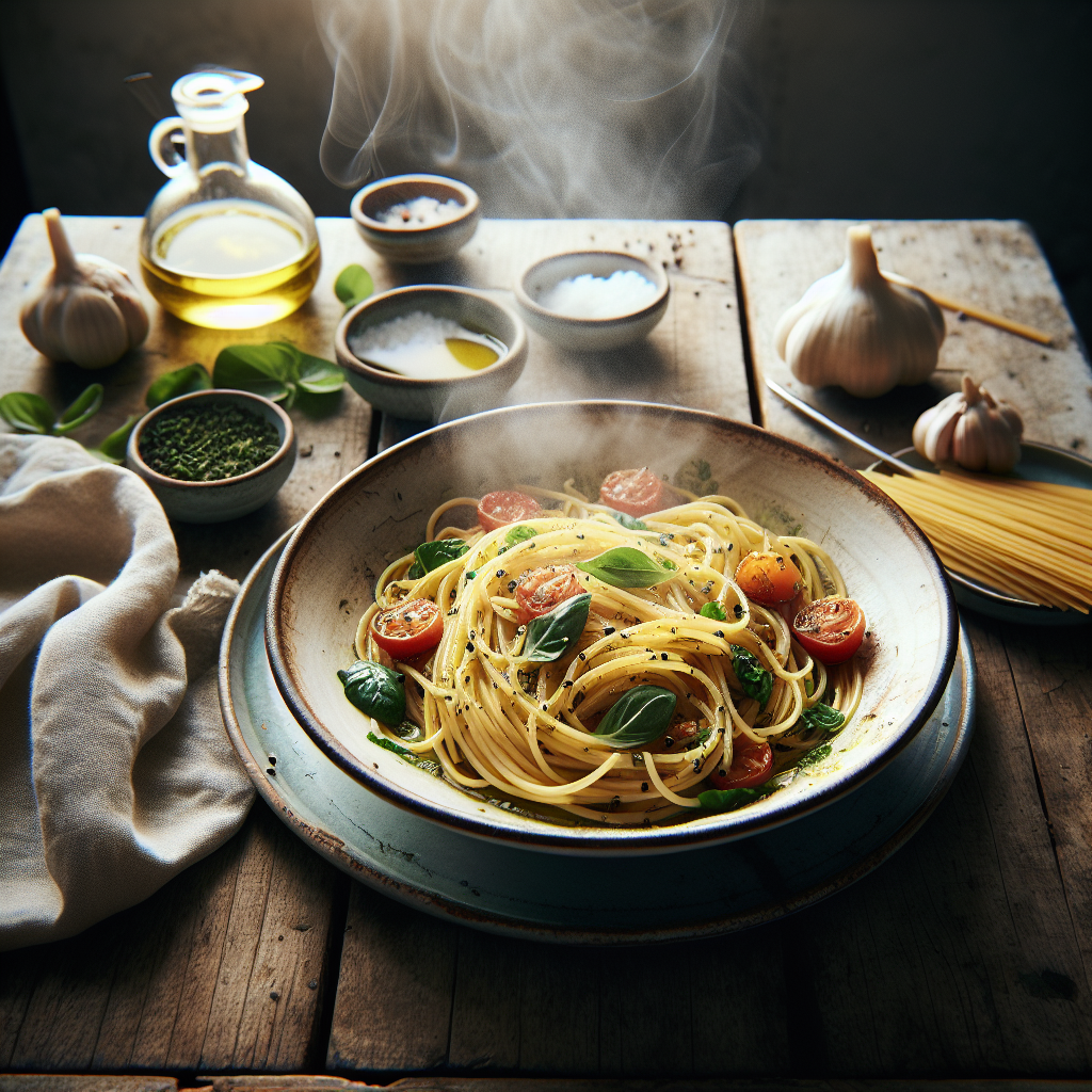 Spaghetti aglio e olio