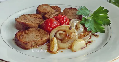 Svinjski file u umaku od jabuka