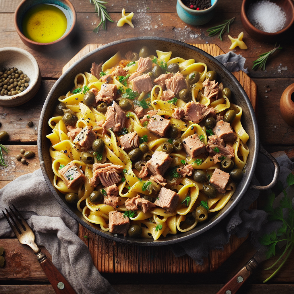 Tjestenina sa tunom i kaparima