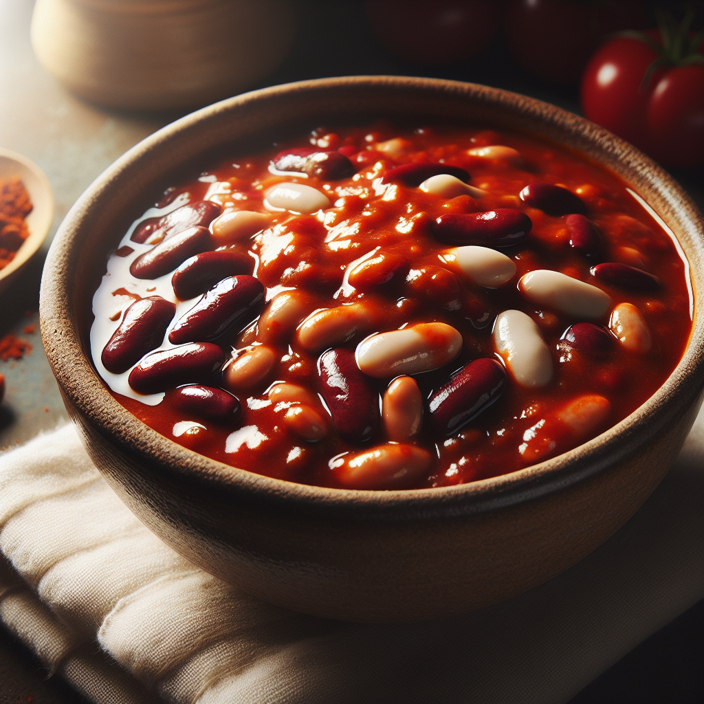 Veganski čili sa crvenim i bijelim grahom