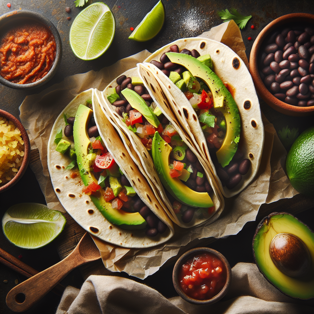 Veganski tacos sa crnim grahom
